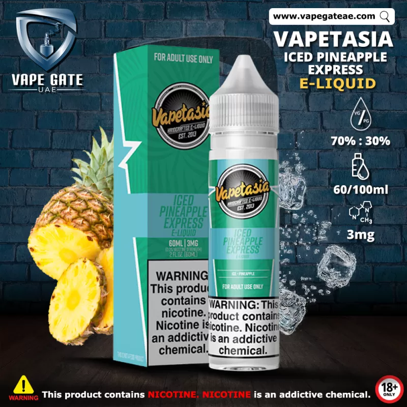 Iced Pineapple Express - Vapetasia - 3 mg / 100 ml