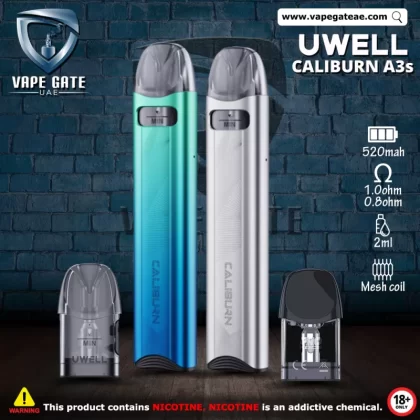 UWELL CALIBURN A3S 16W POD SYSTEM - Space Grey