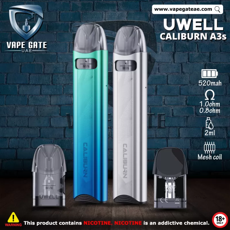 UWELL CALIBURN A3S 16W POD SYSTEM - Space Grey