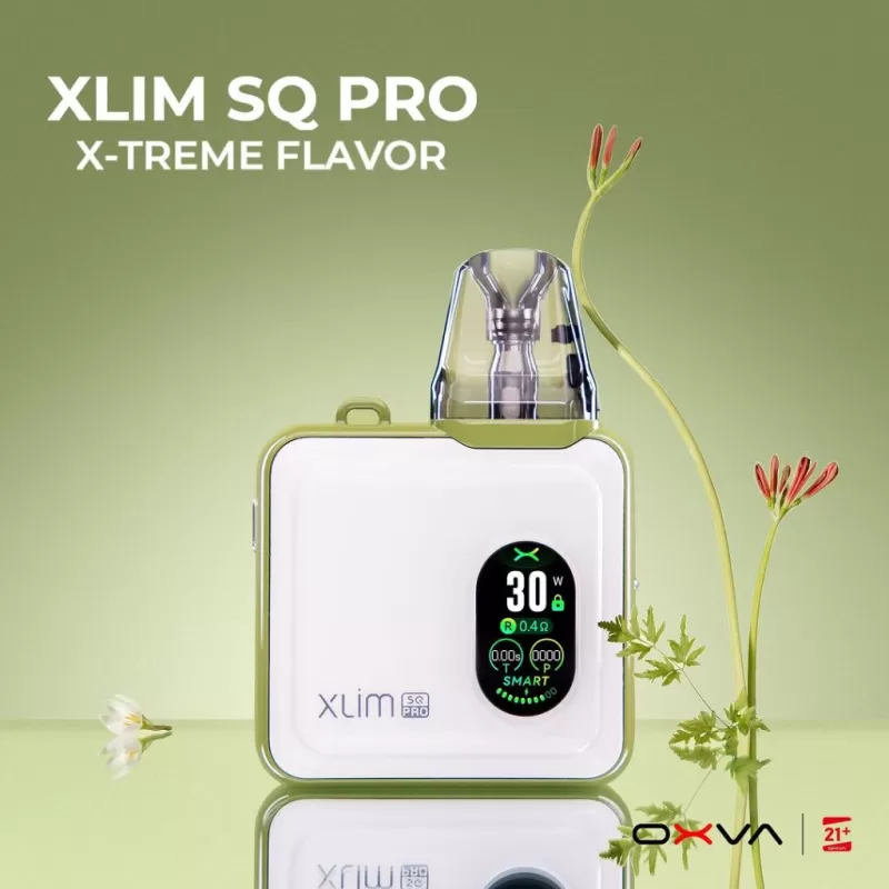 Oxva - Xlim SQ Pro Pod Kit 1200mAh - Green Leather - Image 2