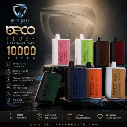 Vaptio - Beco Plush Disposable Vape (10,000 Puffs) - Strawberry Mango / 50 mg