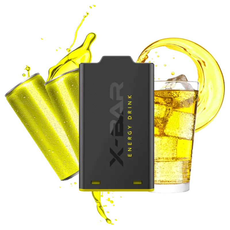 X-BAR X-SHISHA REPLACEMENT PODS - Energy Drink - Image 2