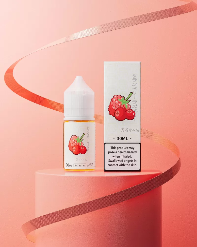 Tokyo E juice Iced Cranberry Raspberry Saltnic 30ml - 30 mg / 30 ml - Image 2