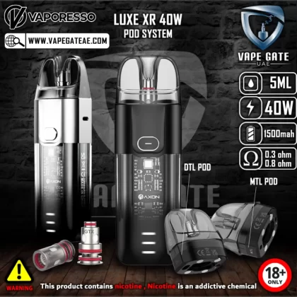VAPORESSO LUXE XR 40W VAPE POD SYSTEM - Black