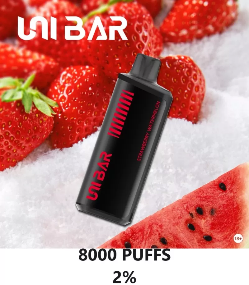 Unibar Rechargeable Disposable Vape (8000 Puffs) - Cool Mint / 20 mg - Image 3