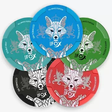 WHITE FOX NICOTINE POUCHES - 10 mg / Mini Mint (Portions)