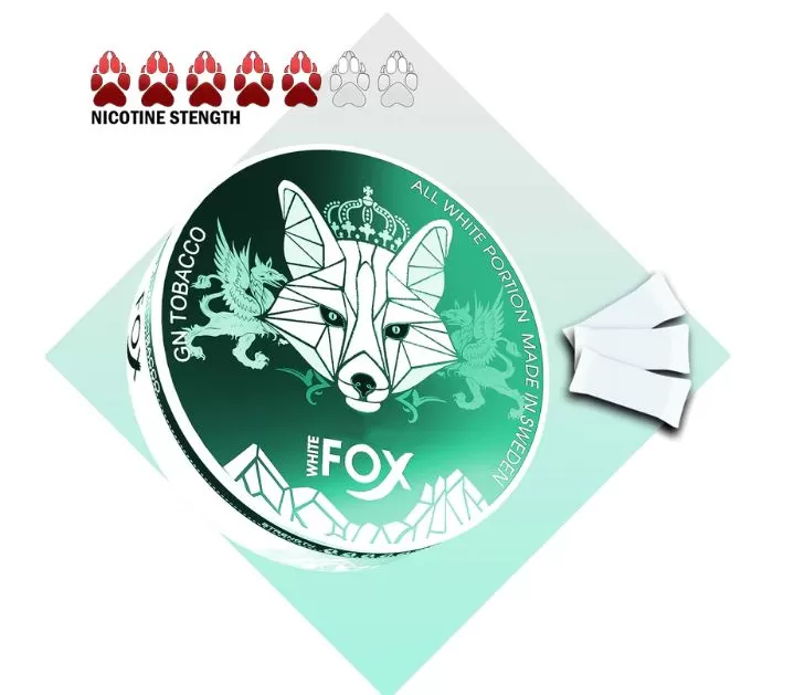 WHITE FOX NICOTINE POUCHES - 10 mg / Mini Mint (Portions) - Image 2