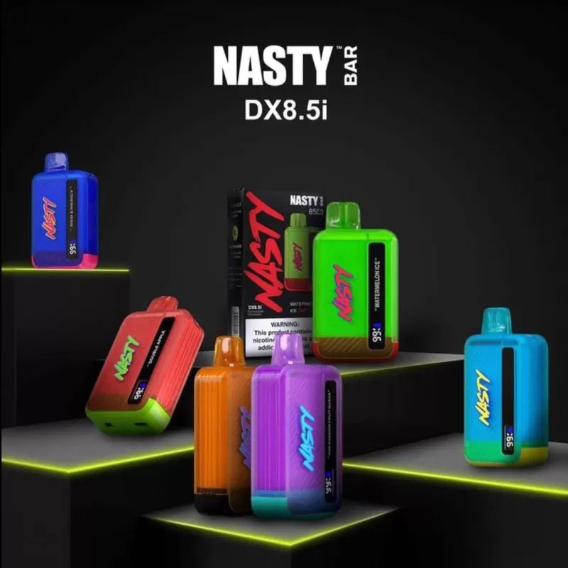 Nasty Bar Rechargeable Disposable Vape (8500 Puffs) - 50 mg / Watermelon