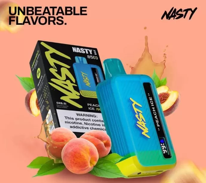 Nasty Bar Rechargeable Disposable Vape (8500 Puffs) - 50 mg / Watermelon - Image 3