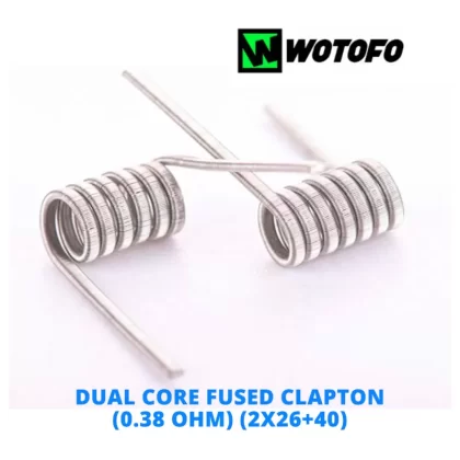 Wotofo Fused Clapton Prebuilt Wires - Pair of Tri Core Fused Clapton (0.17 ohm)