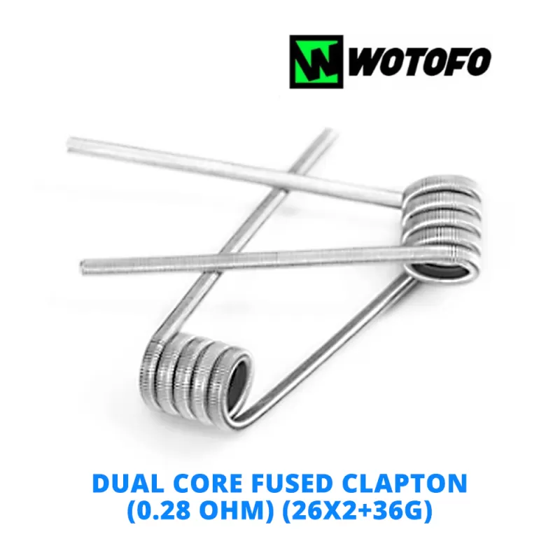 Wotofo Fused Clapton Prebuilt Wires - Pair of Tri Core Fused Clapton (0.17 ohm) - Image 3
