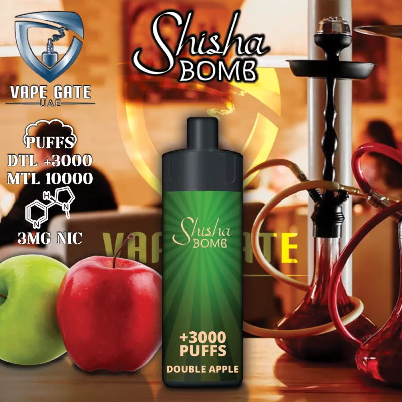 Shisha Bomb Rechargeable Disposables Vape ( +10000 Puffs ) - Mango Passionfruit - Image 2