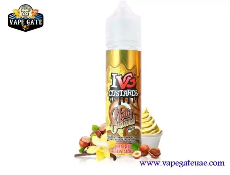 Nutty Custard 60ml E juice by IVG - 3 mg / 60 ml - Image 2