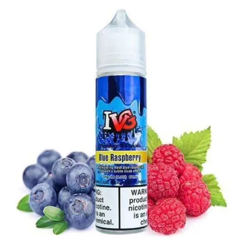 Blue Raspberry 60ml E juice by IVG - 3 mg / 60 ml - Image 3
