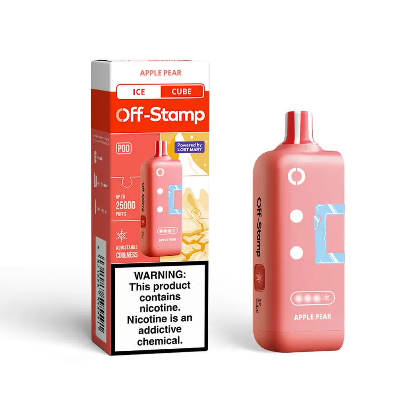 Off-Stamp X-CUBE Ice Cube 25K Disposable POD Powered By LOST MARY – 25000 Puffs - Bangin' Pineapple - Image 2