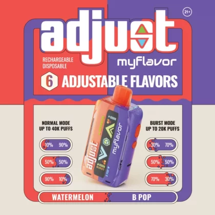 adjust myflavor 40K Disposable Device - 40000 Puffs - Midnight Ice Chill