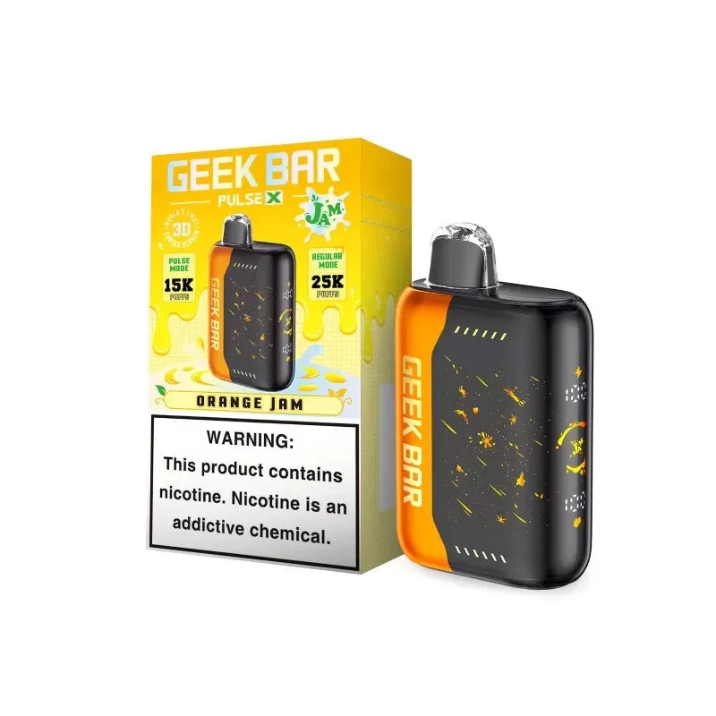 Geek Bar Pulse X 25K Puff "Jam Edition" Disposable Device – 25000 Puffs - Raspberry Jam - Image 3