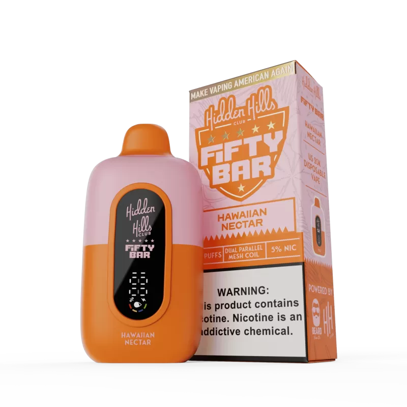 Hidden Hills x FIFTY BAR 20K Puff Disposable Device - 20000 Puffs - Wazza Limon - Image 2
