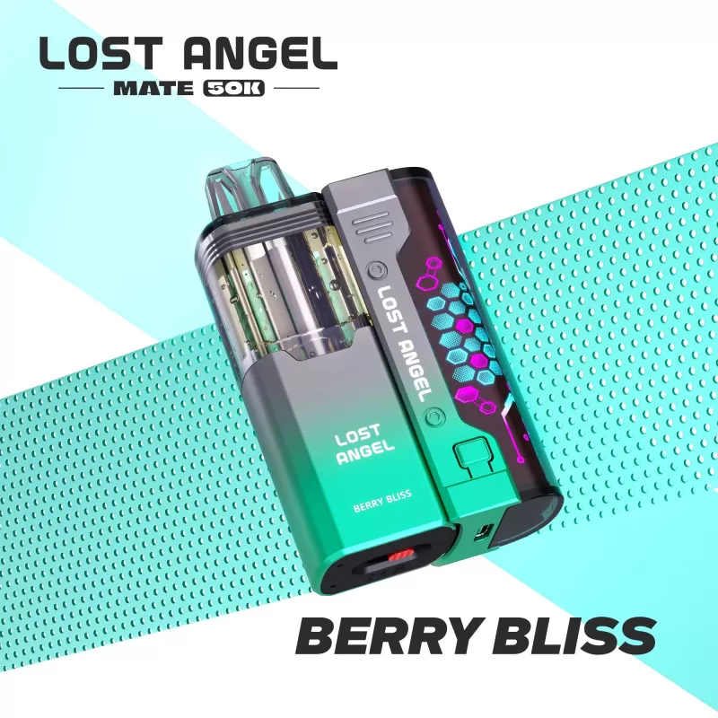 Lost Angel MATE 50K Disposable Device KIT – 50000 Puffs - Juicy Peach Ice - Image 3