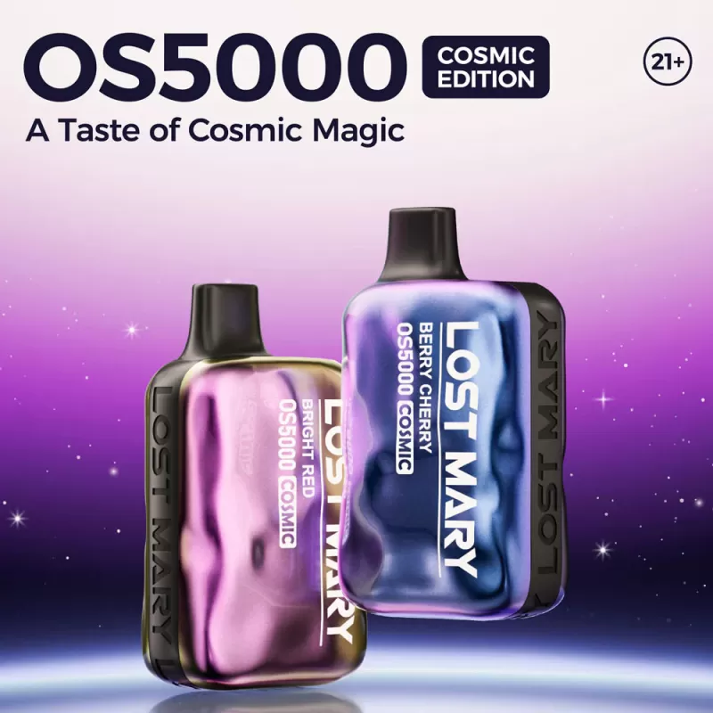 Lost Mary OS5000 "Cosmic Edition" Disposable Device - 5000 Puffs - Berry Cherry