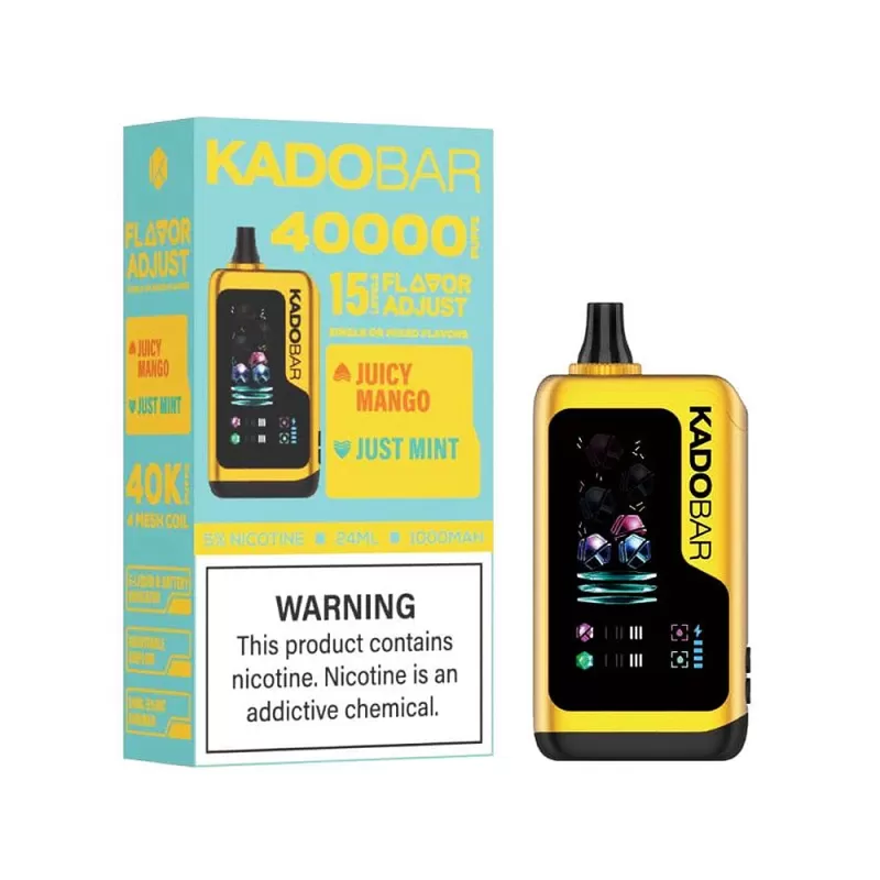 KADOBAR Flavor Adjust 40K Puff Disposable Device - 40000 Puffs - Blueberry Cherry & Raspberry Lemon - Image 3