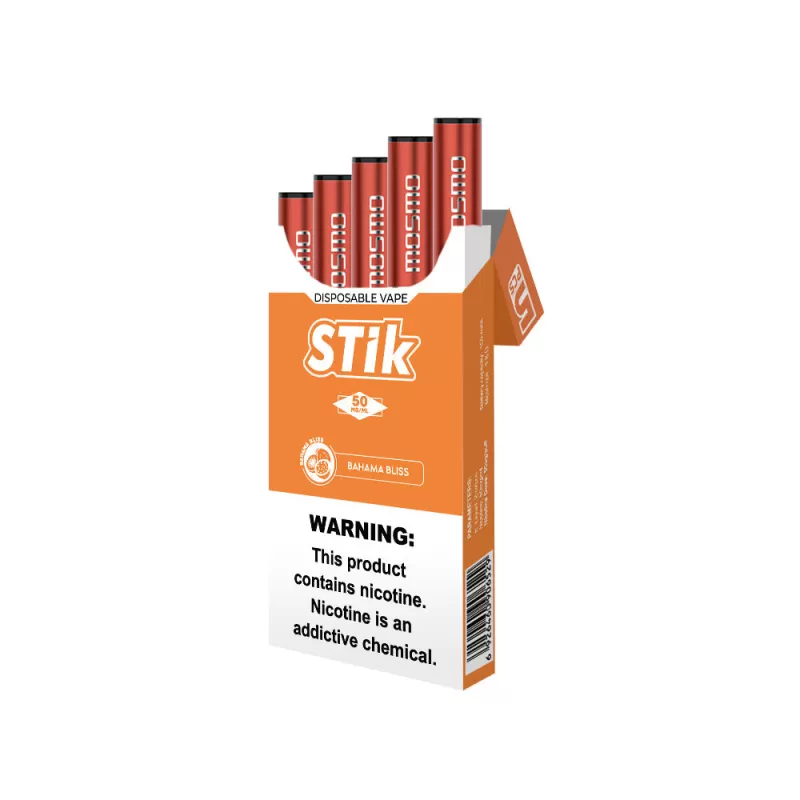 MOSMO STiK Disposable E-Cig Device – 5 Pack - Tobacco - Image 2
