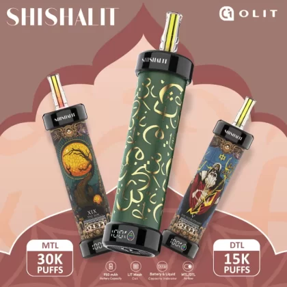 OLIT Shishalit 30K Disposable E-Hookah Device - 30000 Puffs - Arabic Edition / Magic Love