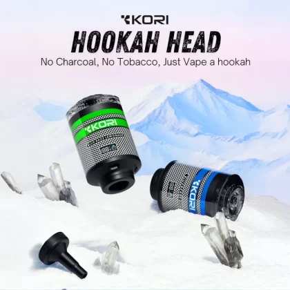 KORI “Hookah Head” 100K 2-in-1 Disposable E-Hookah -100,000 Puff - Love 66
