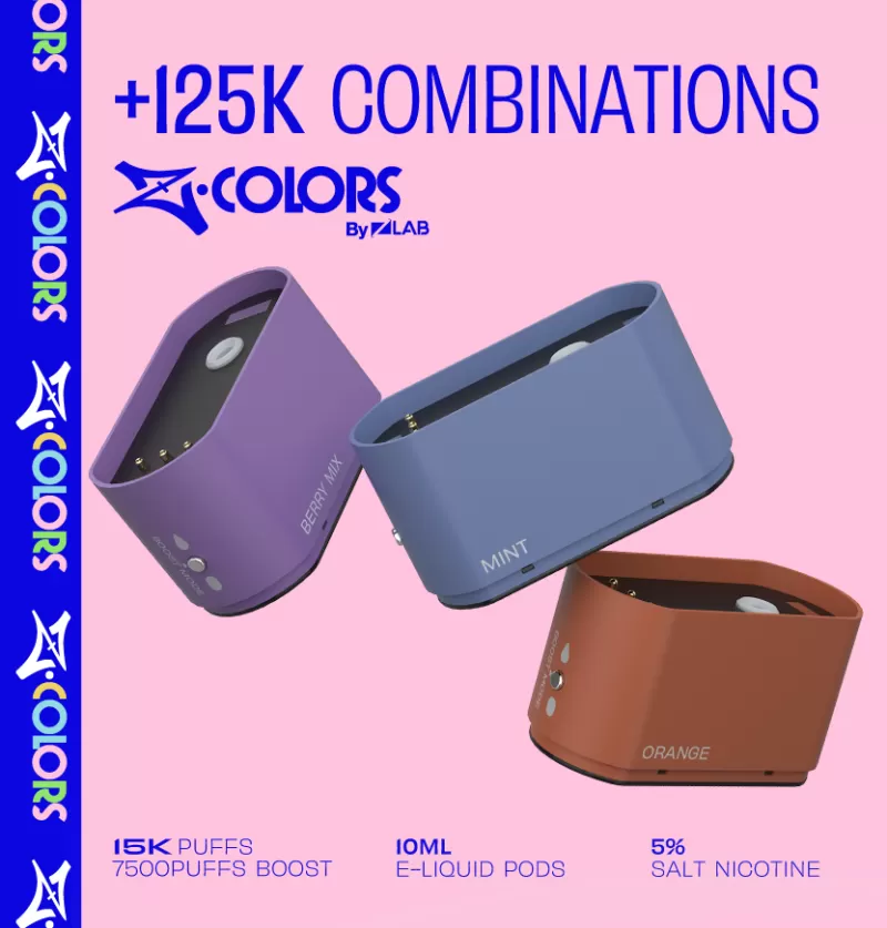 ZColors By ZLab 15K Disposable Pod - 15000 Puff - Berry Mix