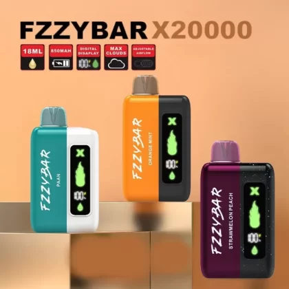 FZZYBAR X20000 Disposable E-Hookah Device – 20,000 Puff - Blue Razz Lemonade
