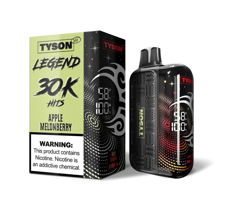 Tyson 2.0 "LEGEND" 30K Disposable Device – 30,000 Puffs - Apple Melonberry - Image 2