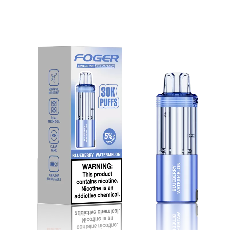 Made in USA | FOGER Switch Pro 30K Disposable Device POD - 30,000 Puff - Kiwi Dragon Berry - Image 3