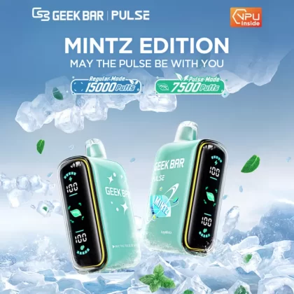 Geek Bar PULSE 15K Mintz Edition Disposable Device - 15000 Puffs - Creamymintz