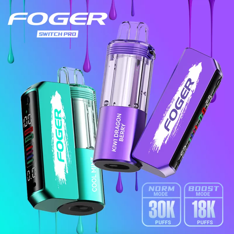 FOGER Switch Pro 30K Disposable Device KIT - 30,000 Puff - Strawberry B-Pop
