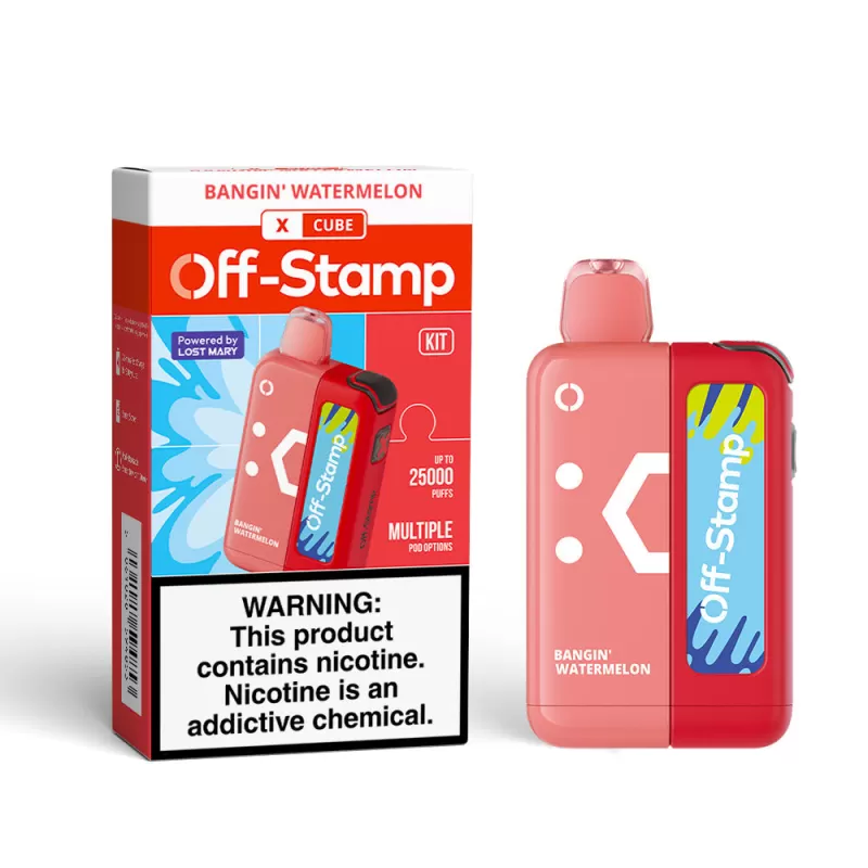 Off-Stamp X-CUBE 25K Disposable KIT Powered By LOST MARY – 25000 Puffs - Miami Mint - Image 3
