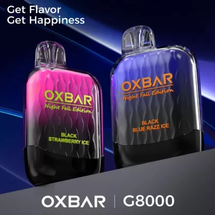 OXBAR G8000 Night Fall Edition Disposable Device - 8000 Puffs - Black Ice Coffee