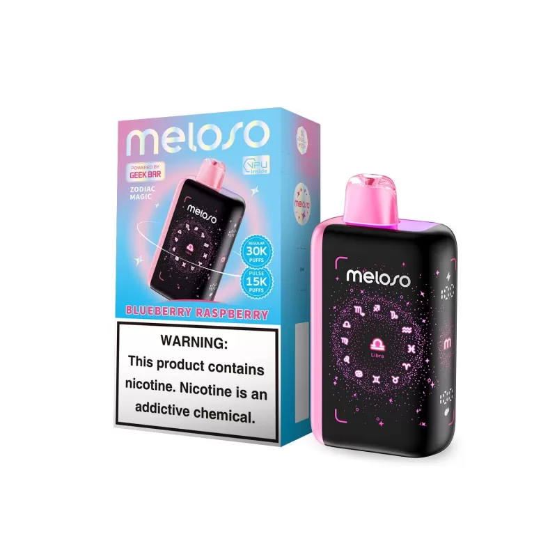 Meloso Bar 30K Powered By GEEK BAR Disposable - 30,000 Puff - Green Apple Blueberry (Taurus) - Image 2