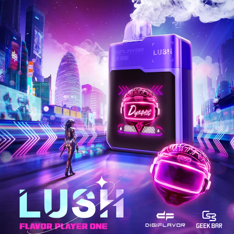 DIGIFLAVOR x Geek Bar LUSH Rechargeable Disposable Device – 20000 Puffs - Blueberry Fab