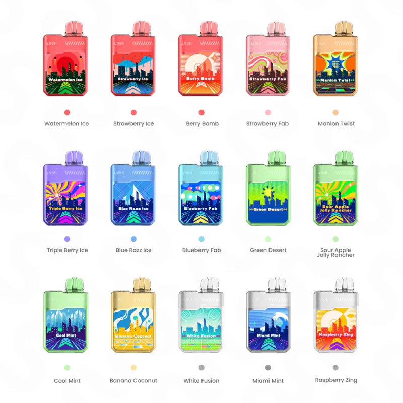DIGIFLAVOR x Geek Bar LUSH Rechargeable Disposable Device – 20000 Puffs - Blueberry Fab - Image 2