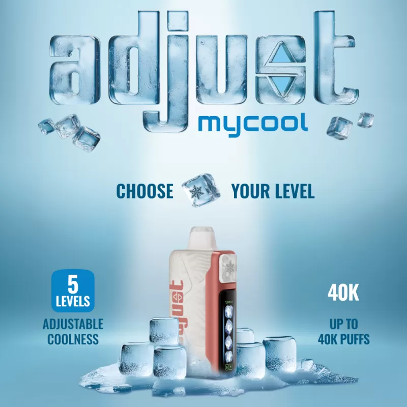 Adjust mycool 40K Disposable Device - 40000 Puffs - Blue Razz Ice