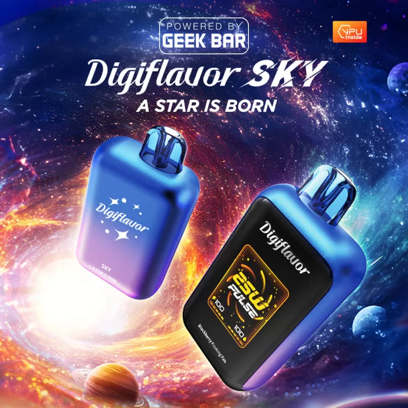Digiflavor SKY 25K Powered By GEEK BAR Disposable Device – 25000 Puffs - Blackberry Fcuking Fab
