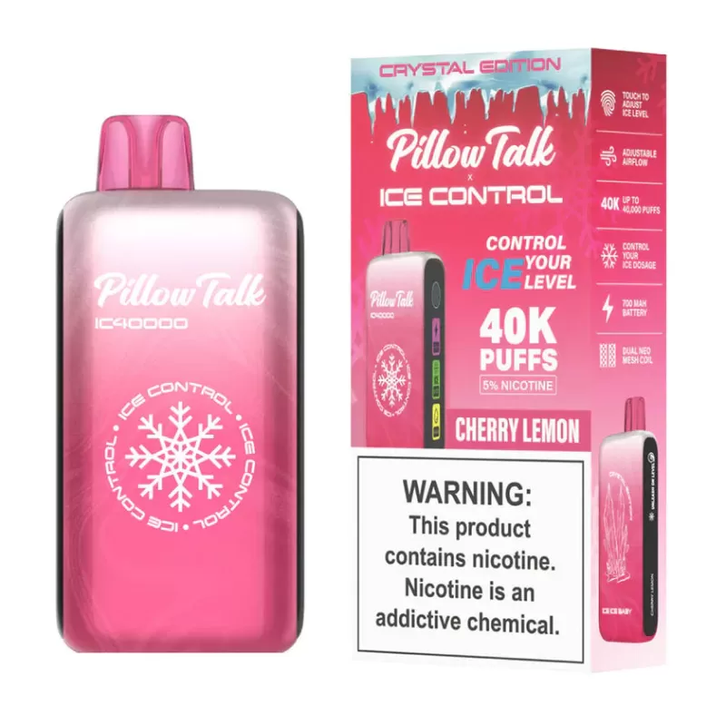 Pillow Talk Ice Control IC40000 "Crystal Edition" Disposable - 40000 Puffs - Blue Mint - Image 3