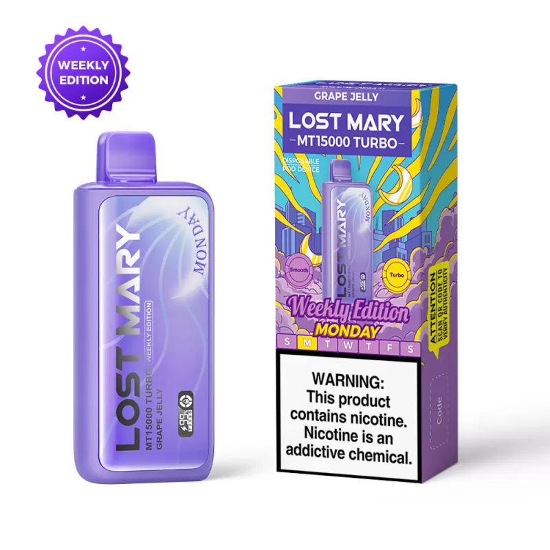Lost Mary MT15000 Turbo Weekly Edition Disposable – 15000 Puffs - Wildberry Baja Splash (Thursday) - Image 3