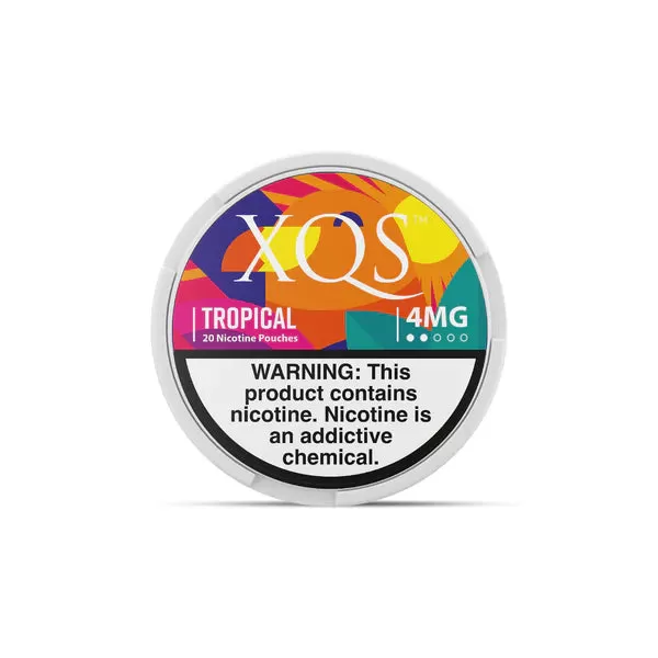 XQS Nicotine Pouch - Tropical (20 Count) - 4MG