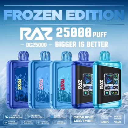 RAZ LTX 25K Puff "Frozen Edition" Disposable Device – 25000 Puffs - Frozen Raspberry Watermelon