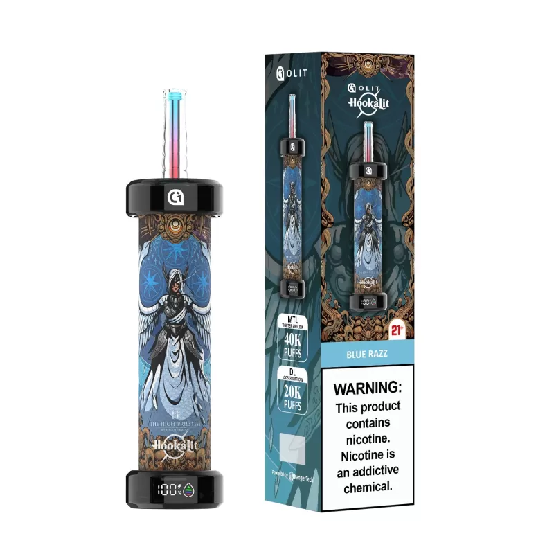 OLIT Hookalit 40K Disposable E-Hookah Device - 40,000 Puffs - Watermelon Strawberry Melon (Wheel of Fortune) - Image 3