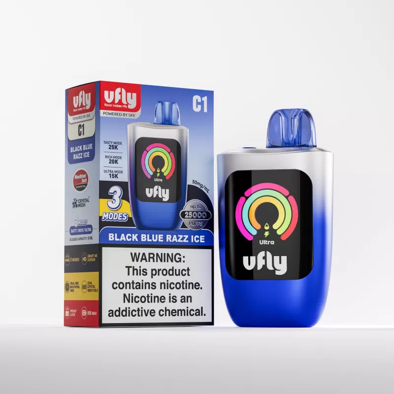 VFLY C1 25K Powered by SKE Disposable Device – 25,000 Puffs - Key Lime & Lemon - Image 3