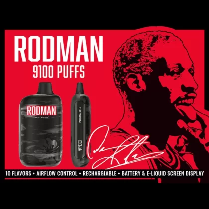 Rodman 9100 Disposable by Aloha Sun – 9100 Puffs - Hall of Fame (Juicy Grapes)