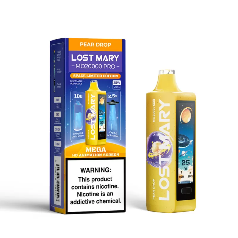 Lost Mary MO20K MO20000 Pro "SPACE LIMITED EDITION" Disposable Device - 20000 Puffs - Pear Drop - Image 3