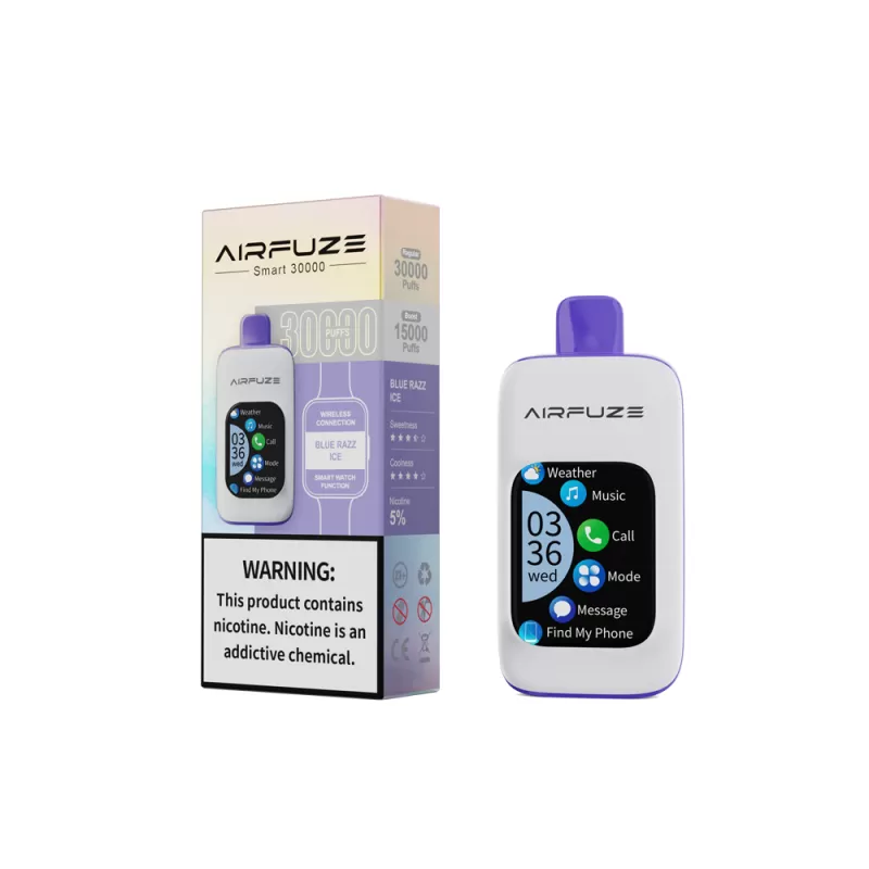 AIRFUZE Smart 30K Disposable Device - 30000 Puffs - Grape Burst - Image 3